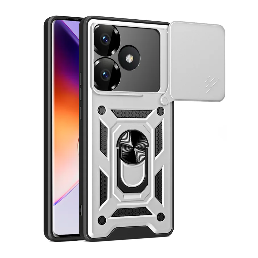 Чехол Armor Guard Shield для Xiaomi Poco F6 Pro 5G/Redmi K70 5G/Redmi K70 Pro 5G Silver