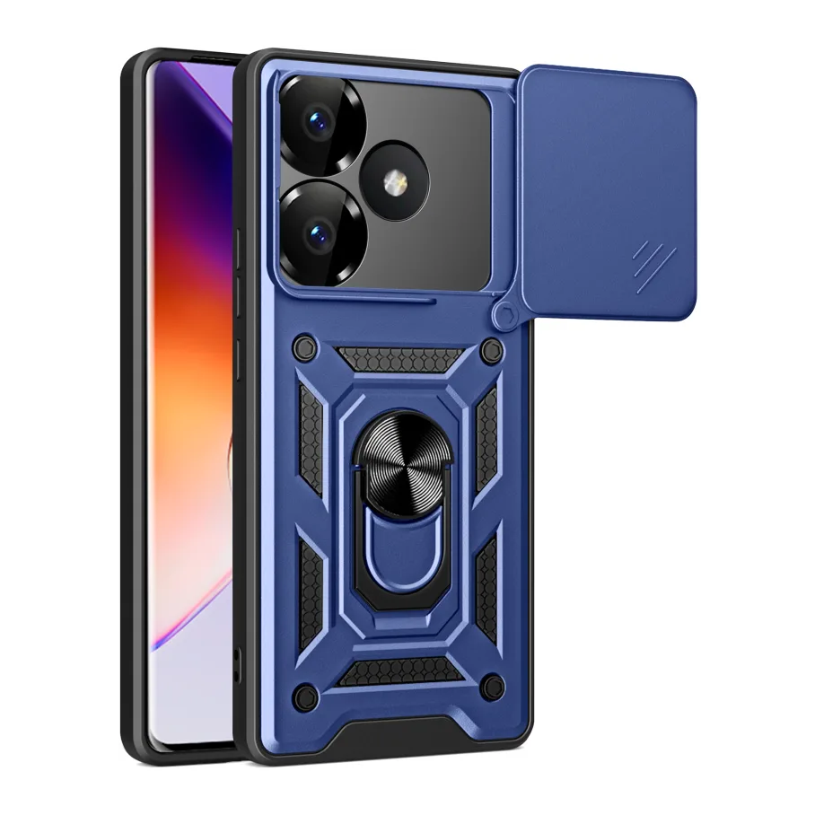 Чехол Armor Guard Shield для Xiaomi Poco F6 Pro 5G/Redmi K70 5G/Redmi K70 Pro 5G Dark Blue