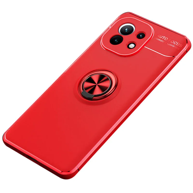 TPU чохол Deen ColorRing під магнітний тримач (opp) для Xiaomi Mi 11