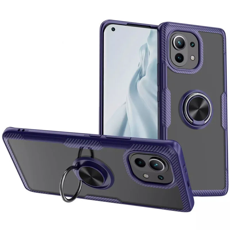 TPU+PC чохол Deen CrystalRing for Magnet (opp) для Xiaomi Mi 11