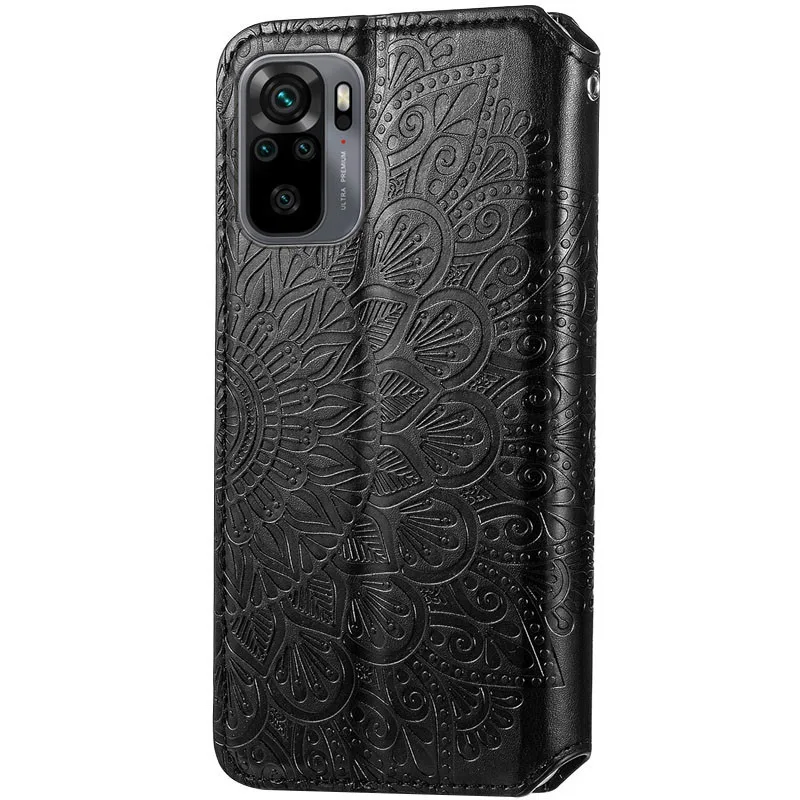 Шкіряний чохол книжка GETMAN Mandala (PU) для Xiaomi Redmi Note 10 / Note 10s