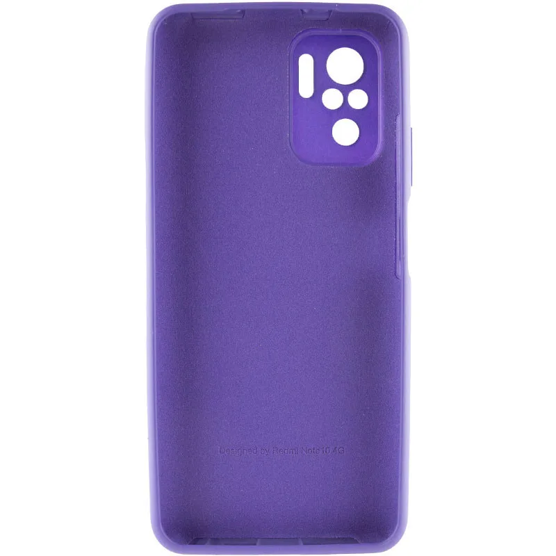 Чохол Silicone Cover із захистом камери (AA) для Xiaomi Redmi Note 10 / Note 10s