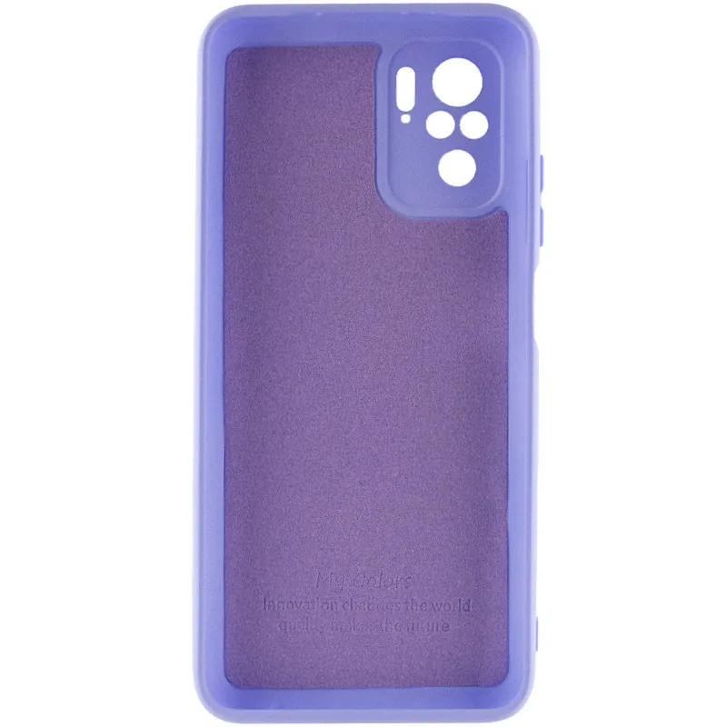 Чохол Silicone Cover My Color із захистом каме��и (A) для Xiaomi Redmi Note 10 / Note 10s
