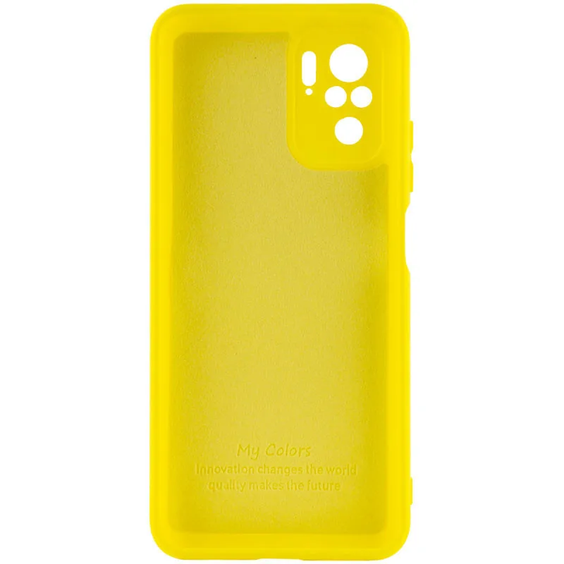 Чохол Silicone Cover із захистом камери without Logo (A) для Xiaomi Redmi Note 10 / Note 10s