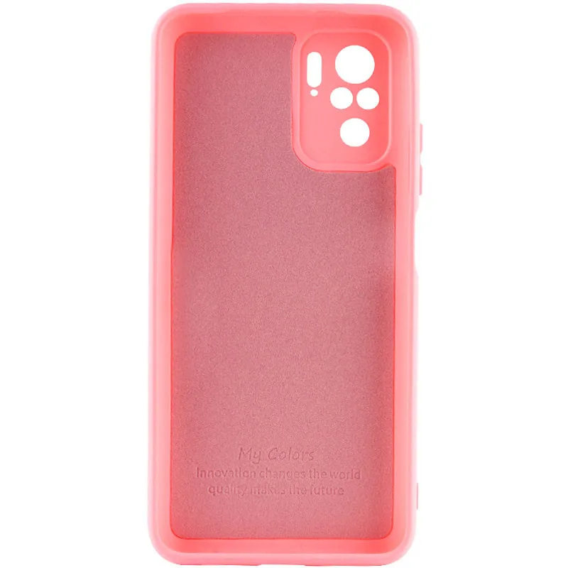 Чохол Silicone Cover із захистом камери without Logo (A) для Xiaomi Redmi Note 10 / Note 10s