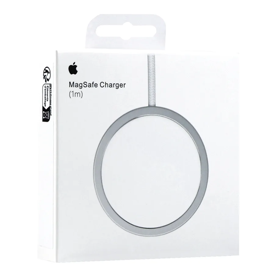 Бездротовий Зарядний Пристрій MagSafe Type-C Nylon QI2 25W 1:1 Бiлий