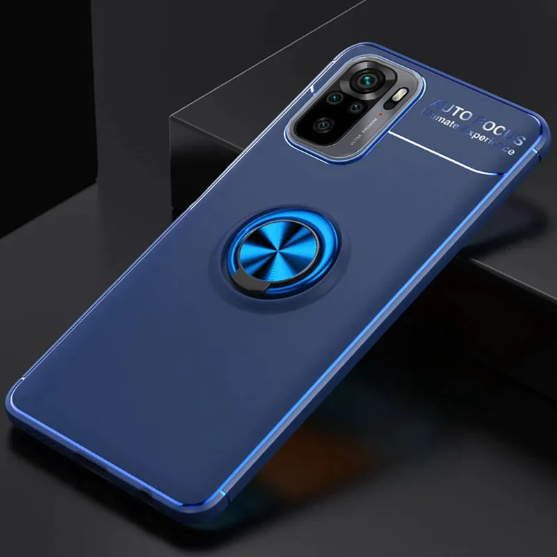 TPU чохол Deen ColorRing під магнітний тримач (opp) для Xiaomi Redmi Note 10 / Note 10s