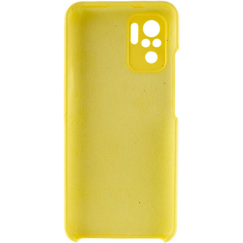 Чохол Silicone Cover із захистом камери (AAA) для Xiaomi Redmi Note 10 / Note 10s
