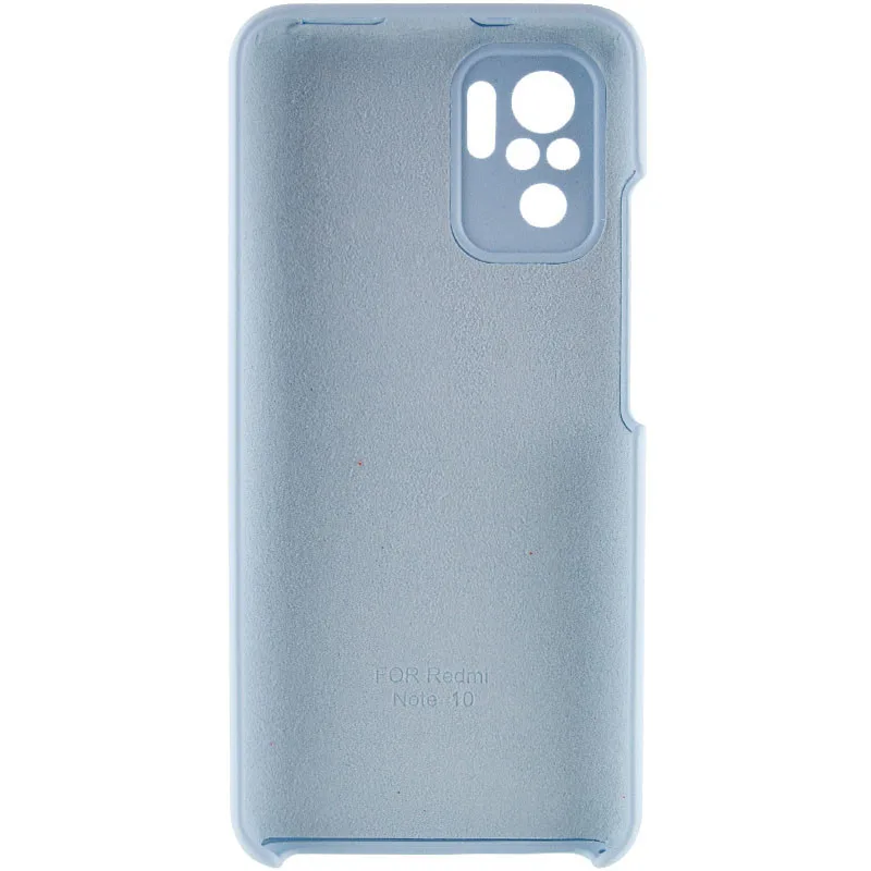 Чохол Silicone Cover із захистом камери (AAA) для Xiaomi Redmi Note 10 / Note 10s
