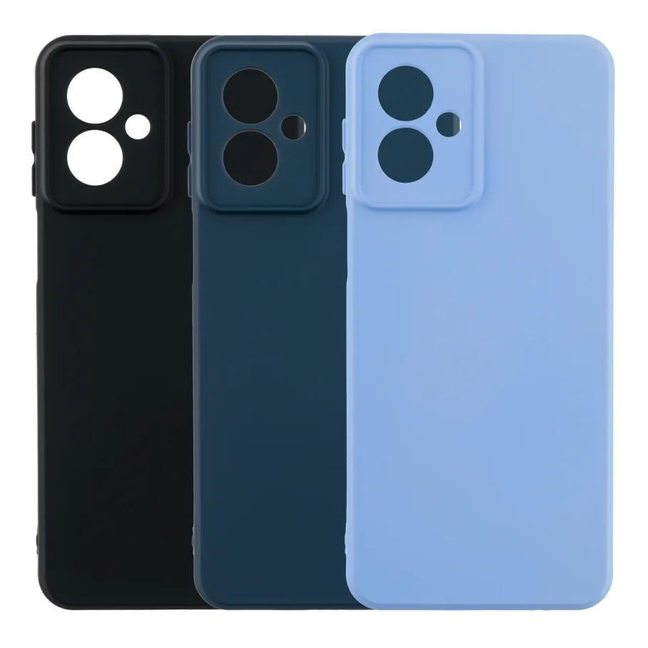 Чохол Silicone Cover Full Camera (A) для Motorola G55 18.Black