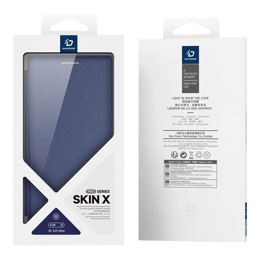 Чохол-книжка Dux Ducis Skin X Pro with MagSafe для Samsung Galaxy S25 Ultra 5G (S938) Blue