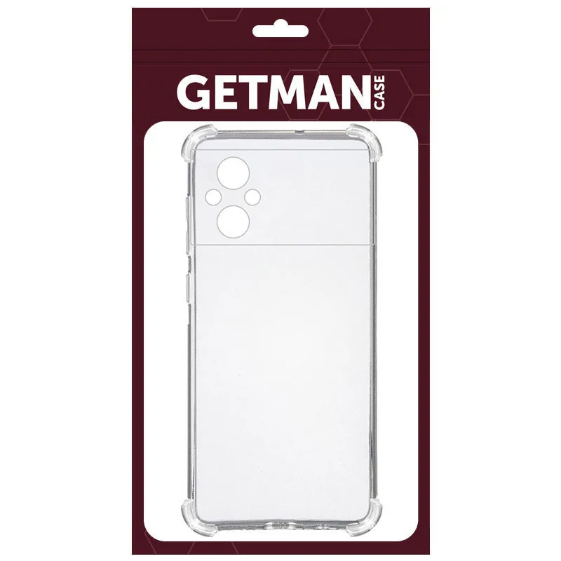 TPU чохол GETMAN Ease logo посилені кути для Xiaomi Poco M5