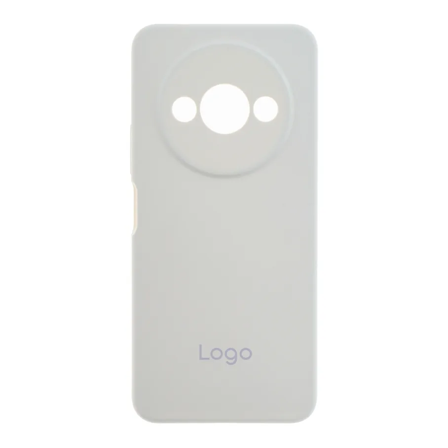 Чохол Liquid Silicone (AA) Full Camera для Xiaomi Redmi A3 09.White