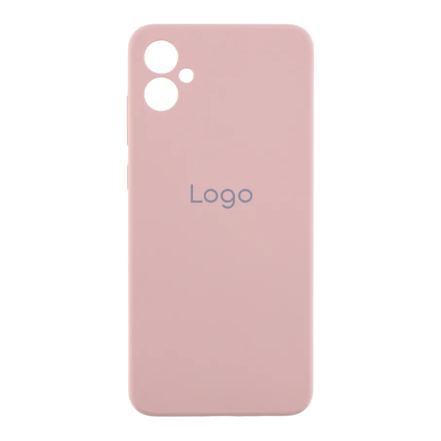 Чохол Liquid Silicone (AA) Full Camera для Samsung Galaxy A05 (A055) 19.Pink Sand