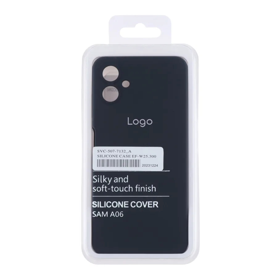 Чохол Liquid Silicone (AA) Full Camera для Samsung Galaxy A06 (A065) 15.Dark Grey