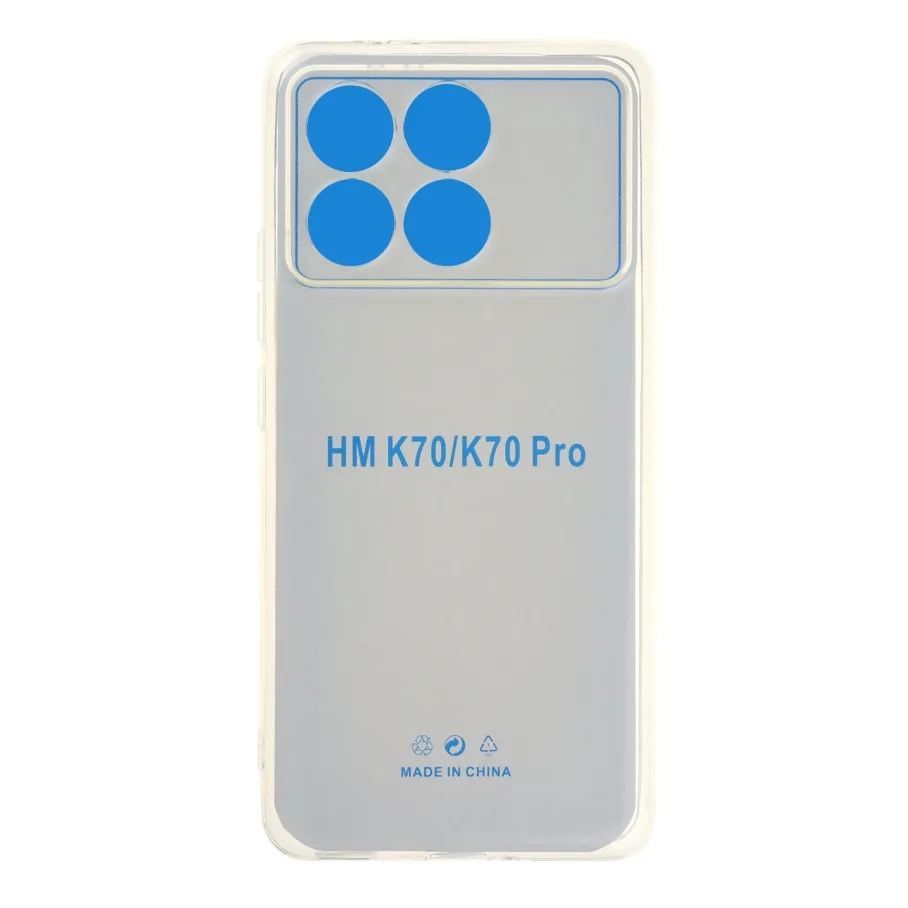 Чохол TPU Virgin для Xiaomi Poco F6 Pro/Xiaomi Redmi K70/K70 Pro Transparent