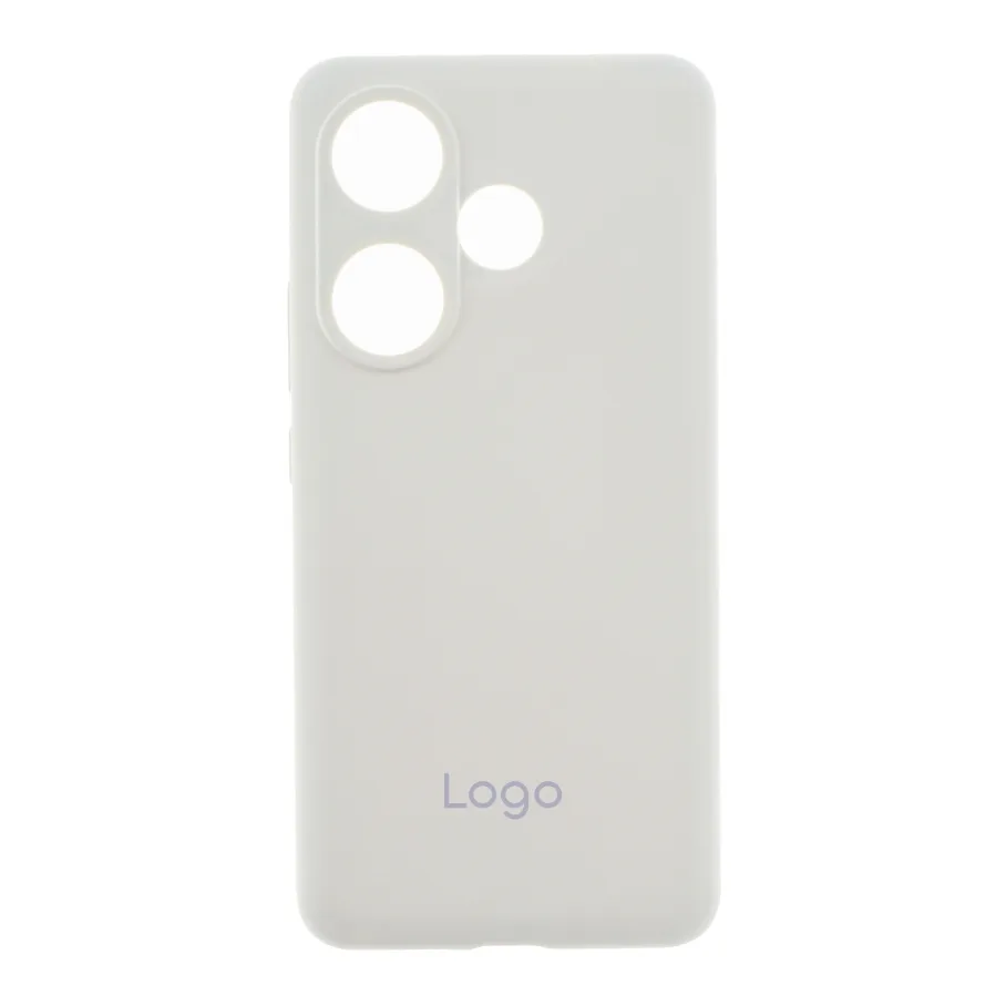 Чохол Liquid Silicone (AA) Full Camera для Xiaomi Poco F6/Turbo 3 09.White