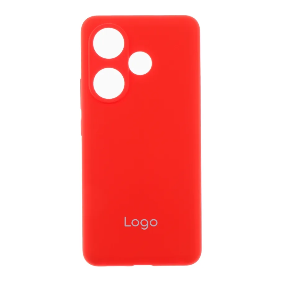 Чохол Liquid Silicone (AA) Full Camera для Xiaomi Poco F6/Turbo 3 14.Red