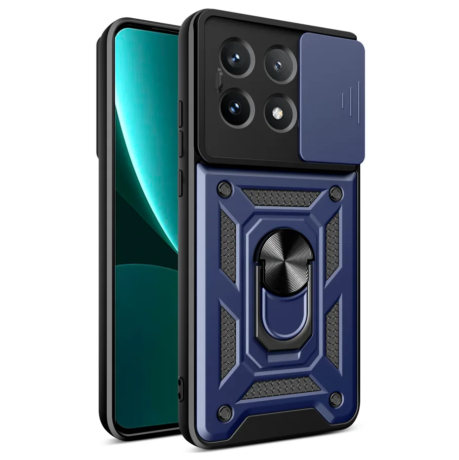 Чехол Armor Guard Shield для Xiaomi Poco X6 Pro 5G Dark Blue