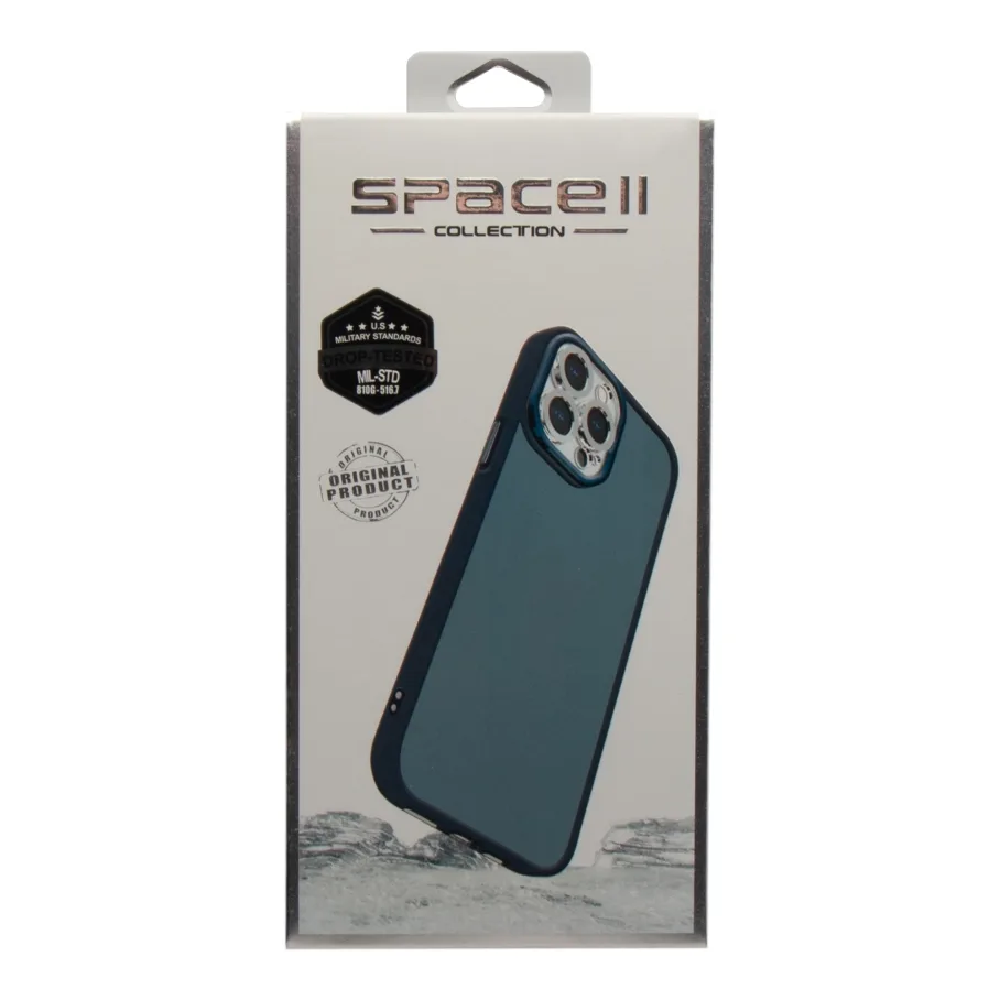 Чохол TPU+PC Space II Color Matte для Xiaomi Poco M6 Pro 4G Dark Blue