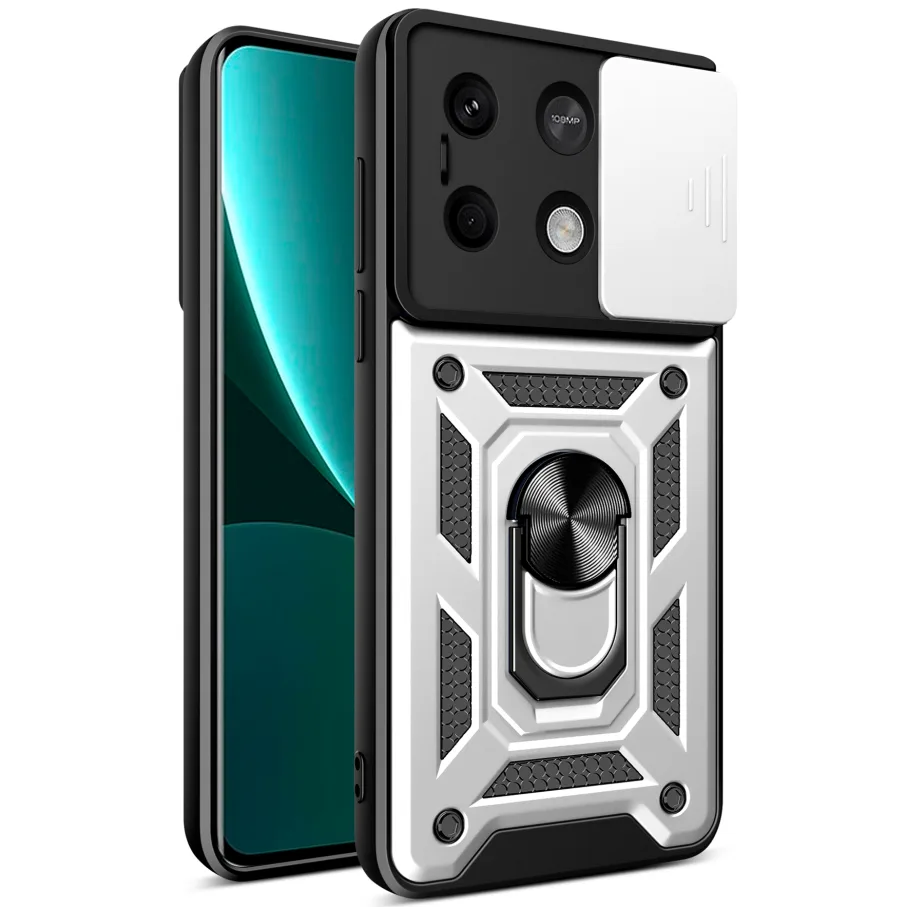 Чохол Armor Guard Shield для Xiaomi Redmi Note 13 5G Silver