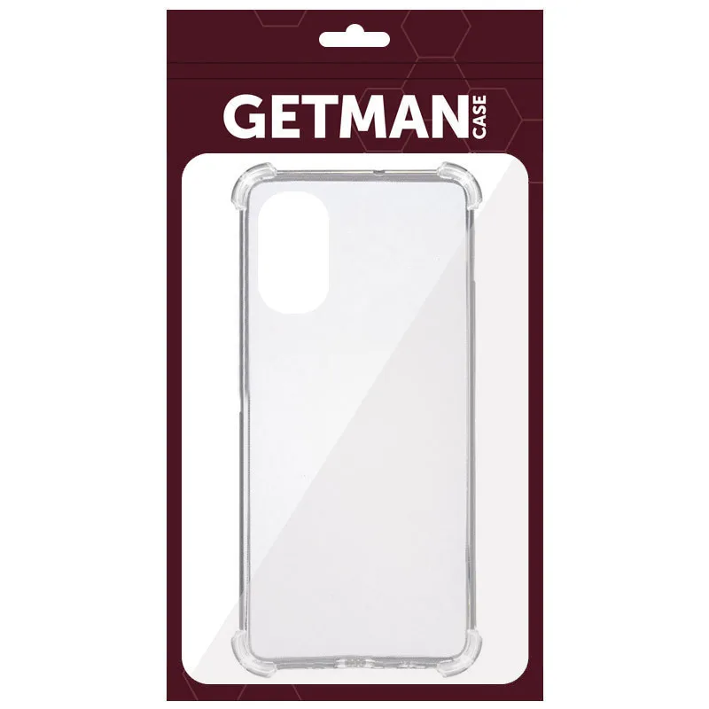 TPU чохол GETMAN Ease logo посилені кути для Motorola Moto G22