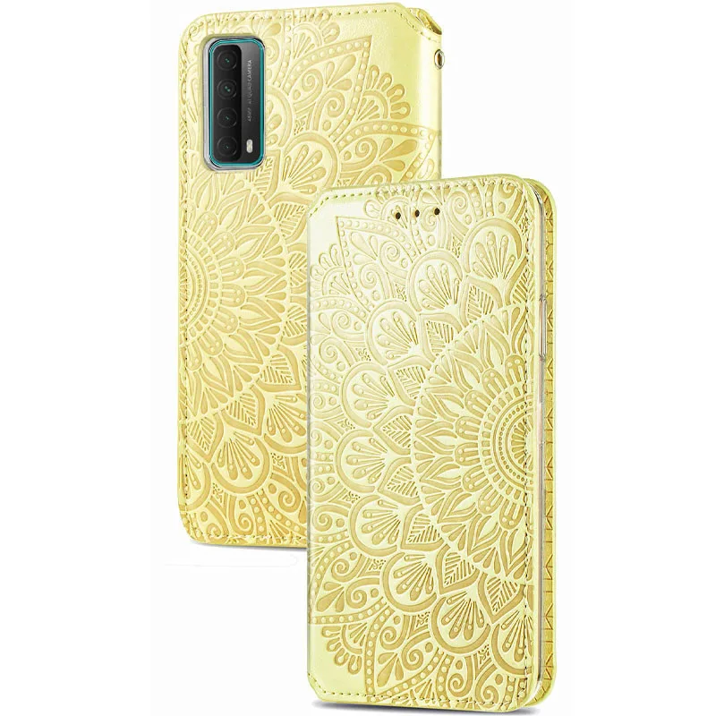 Шкіряний чохол книжка GETMAN Mandala (PU) для Huawei P Smart (2021) / Y7a