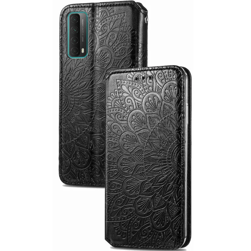 Шкіряний чохол книжка GETMAN Mandala (PU) для Huawei P Smart (2021) / Y7a