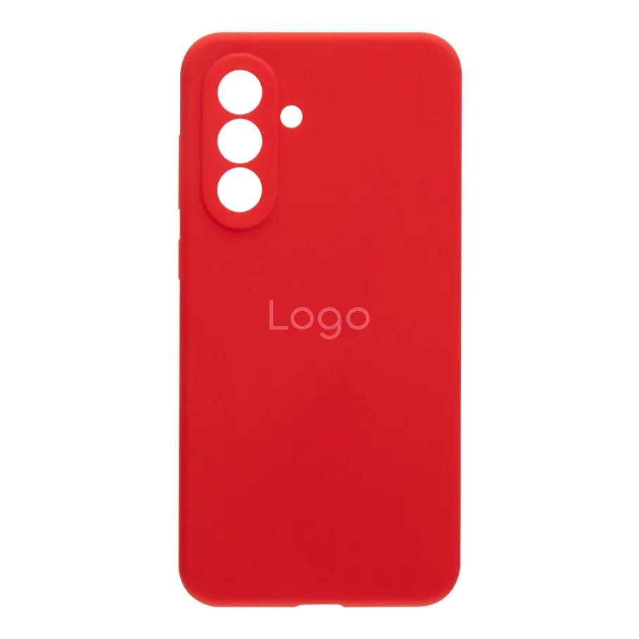 Чохол Liquid Silicone (AA) Full Camera для Samsung Galaxy A56 5G (A566) 14.Red