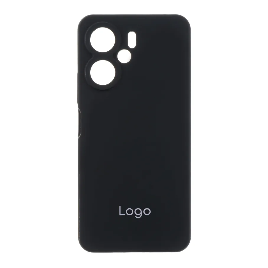 Чохол Liquid Silicone (AA) Full Camera для Xiaomi Redmi 13C/Poco C65 18.Black