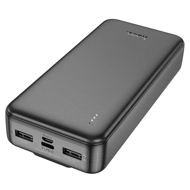 Універсальна Мобільна Батарея Power Bank Hoco J118A Speed energy with cable 20000 mAh (Чорний)