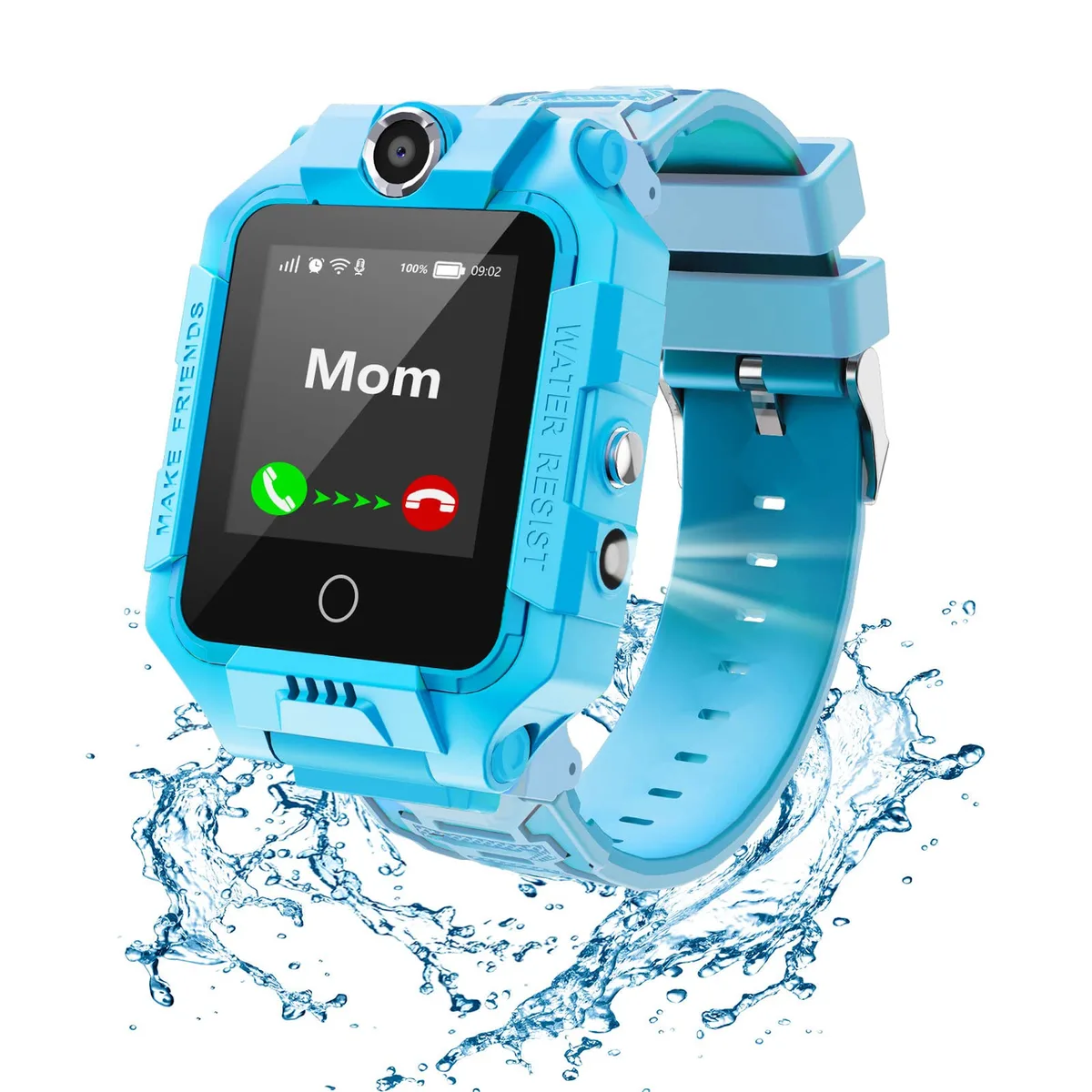 Дитячий смарт-годинник Smart Watch Y99C 4G Blue з GPS, Wi-Fi, відеодзвінком та подвійною камерою | IP67 Blue