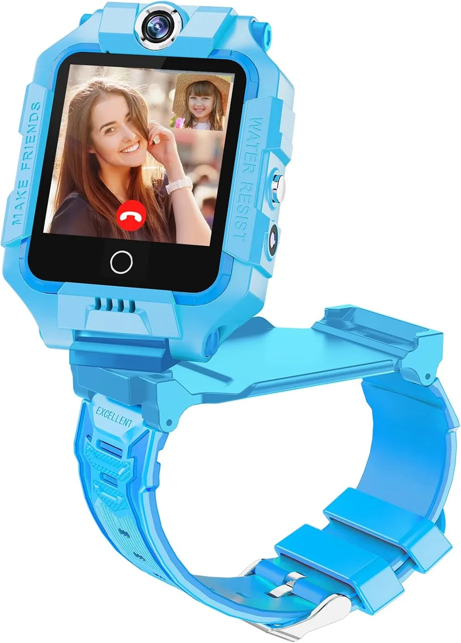 Дитячий смарт-годинник Smart Watch Y99C 4G Blue з GPS, Wi-Fi, відеодзвінком та подвійною камерою | IP67 Blue