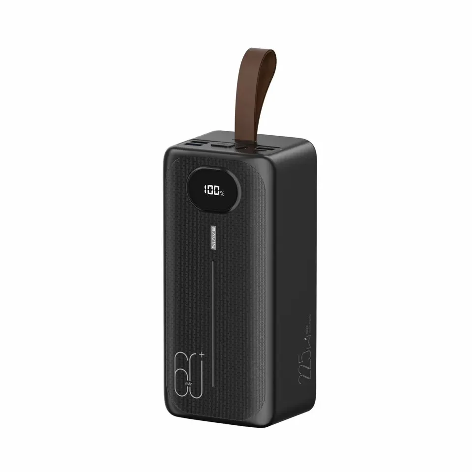 Power Bank BAVIN 60000mAh 22.5W (PC033S) (6936985000527) ( Чорний)
