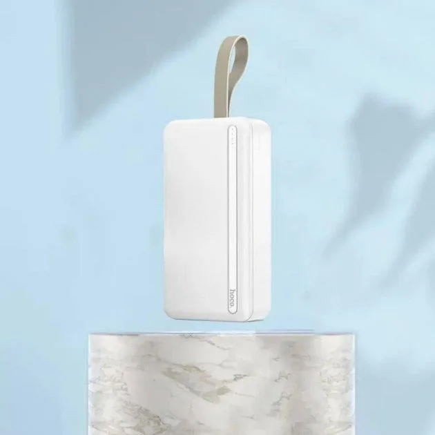 Power Bank Hoco J91B 30000 mAh Портативний Акумулятор Повербанк (6931474769954) Білий