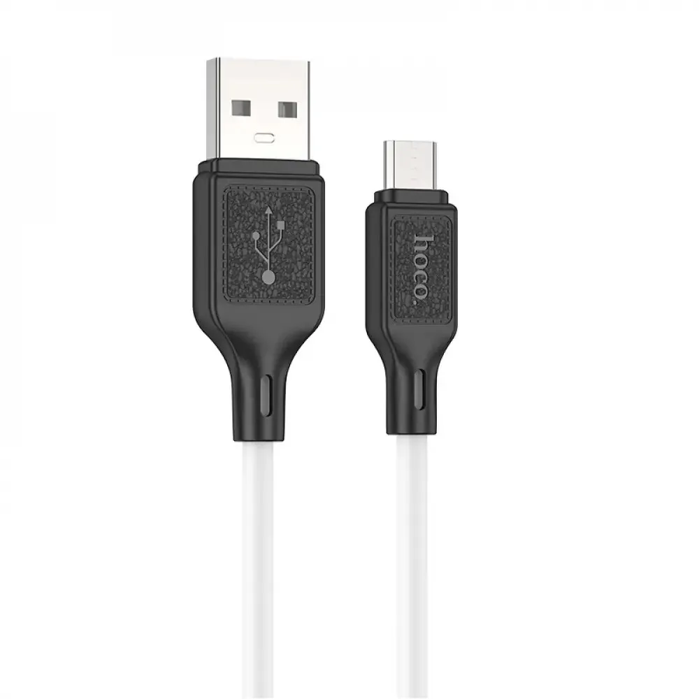 Кабель USB Hoco X90 Micro 2.4A Білий