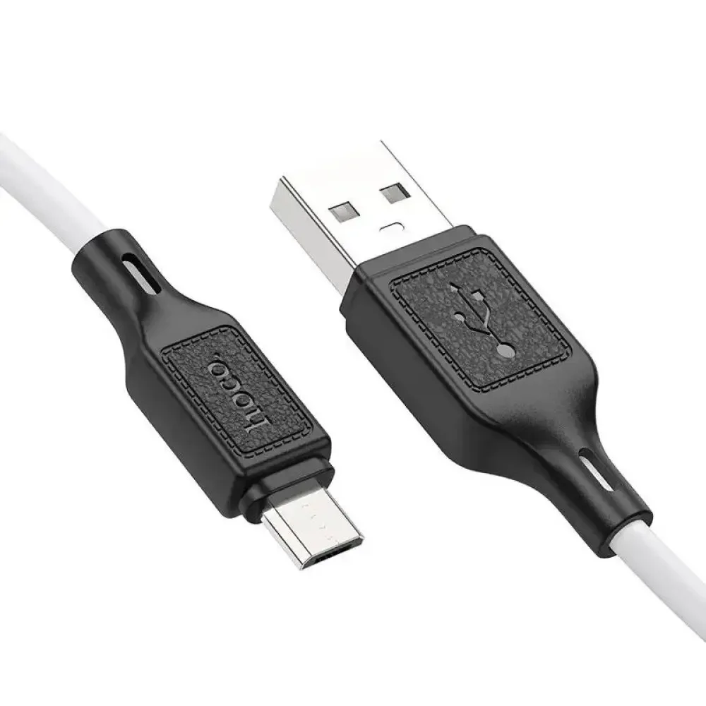 Кабель USB Hoco X90 Micro 2.4A Білий