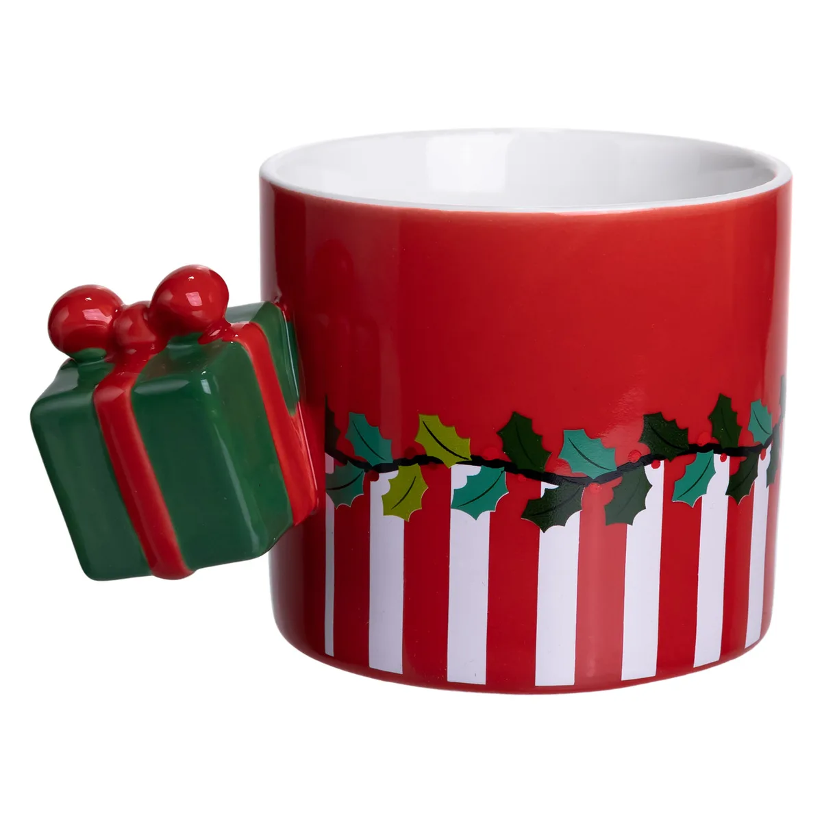 Чашка порцелянова новорічна Merry Christmas 400 (мл) Червона Yiwu FM-CS-49R