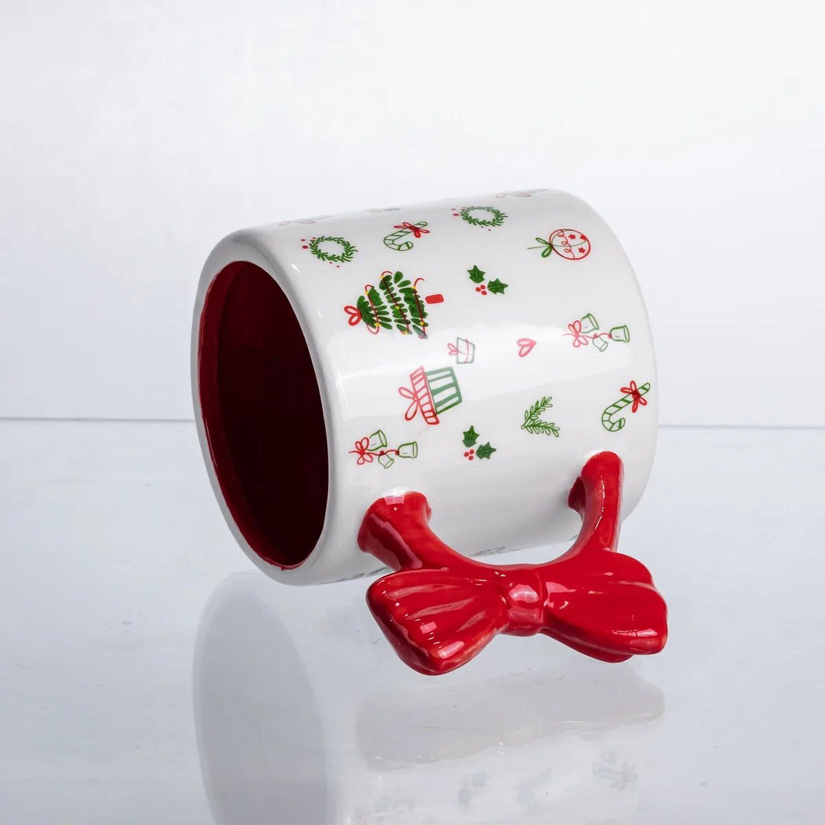 Новорічна порцелянова чашка для чаю та кави 400 (мл) Merry Christmas CR-1-18