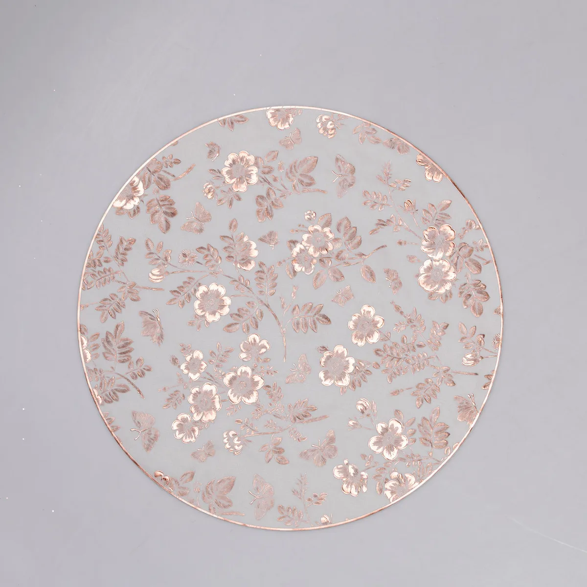 Килимок для сервірування столу Flowers 38 см, бронза HP-36327-12BR