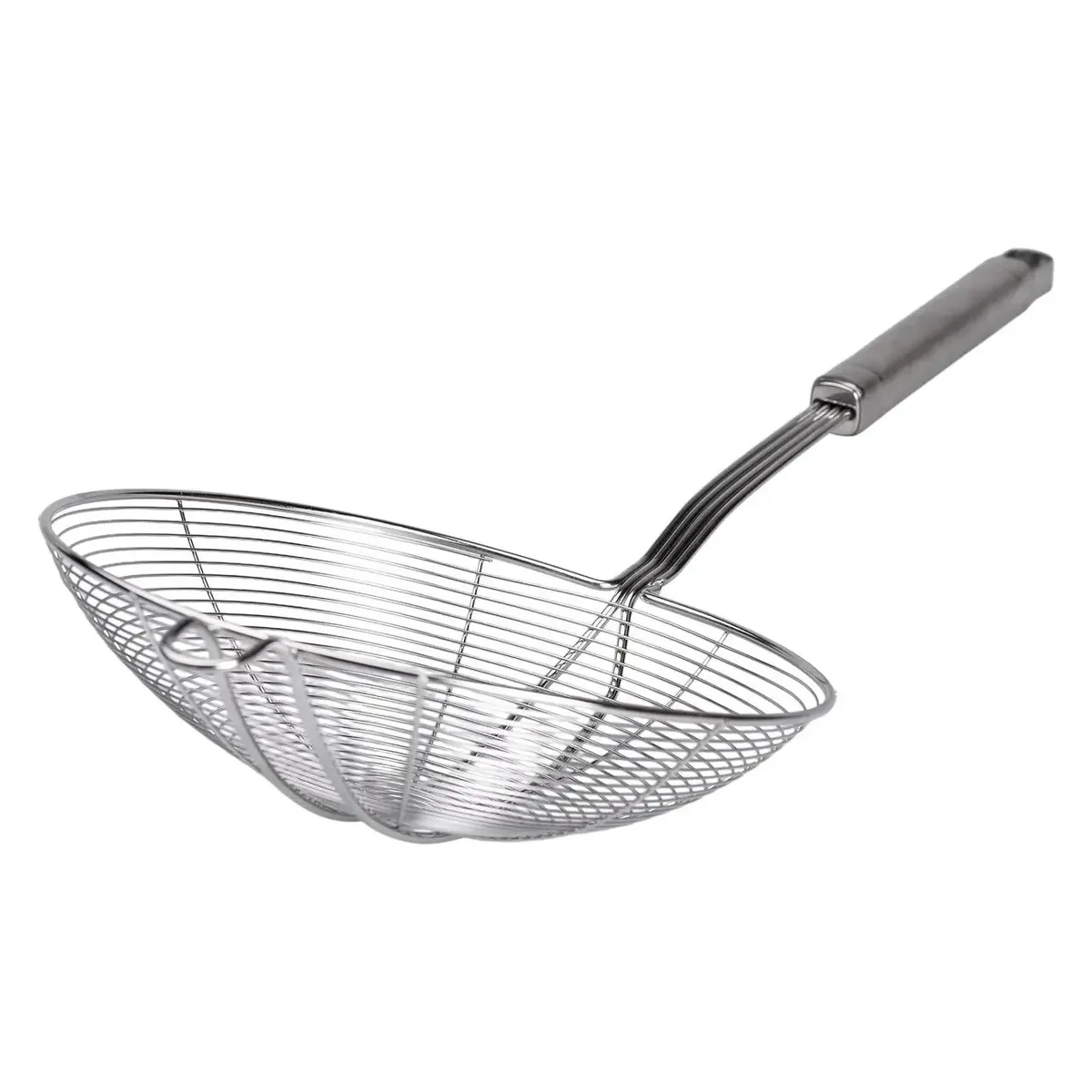 Шумівка з нерж��віючої сталі з ручкою Ø 20 см для фритюру HP-19-16-20CM