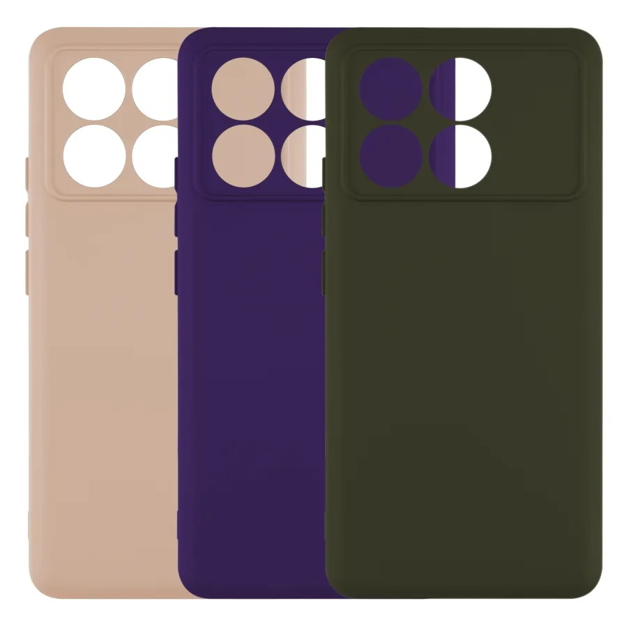 Чохол Silicone Cover Full Camera (A) для Xiaomi Poco X6 Pro 5G 05.Lilac