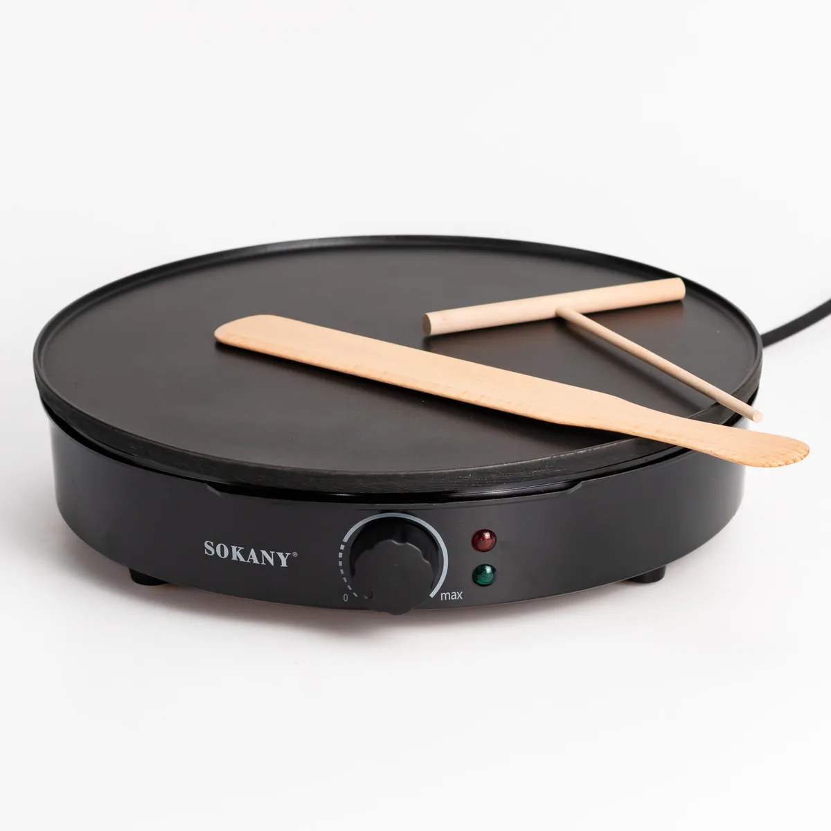 Млинниця електрична Sokany SK-BBQ-842 електромлинниця Ø30 см автоматична млинниця для дому професійна