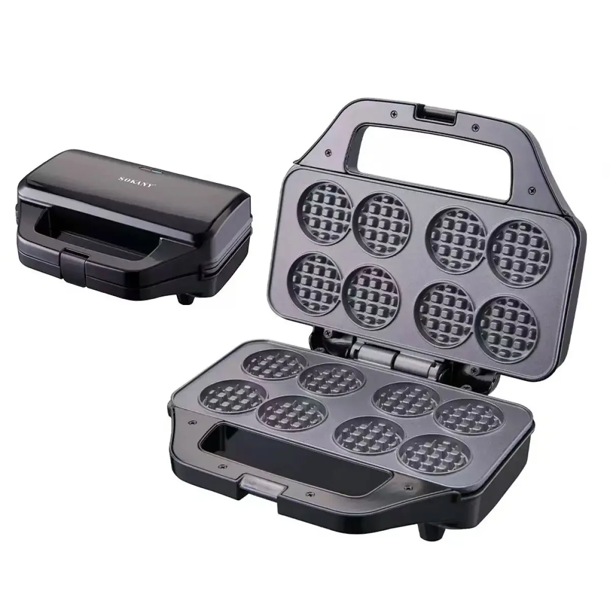 Вафельниця Sokany для круглих вафель 850 Вт SK-08085