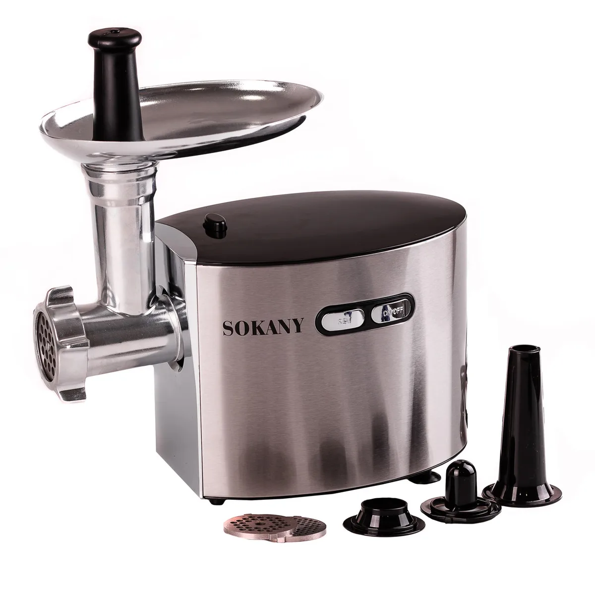 М'ясорубка Sokany SK091 для дому 2500 Вт сталь