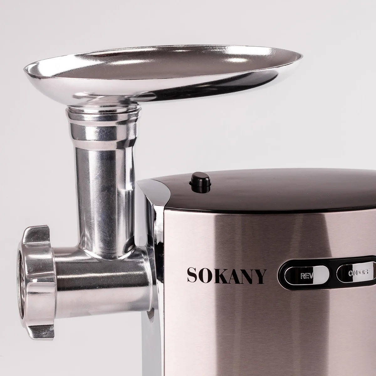 М'ясорубка Sokany SK091 для дому 2500 Вт сталь