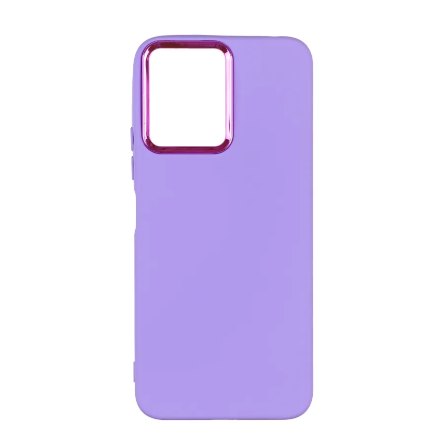 Чохол Silicone Cover Metal frame (AA) для Xiaomi Redmi 12 39.Elegant Purple