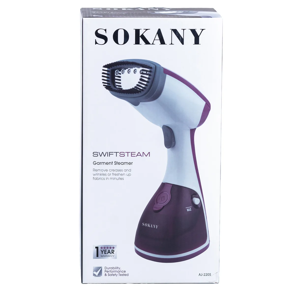 Ручний відпарювач для одягу SOKANY 250 мл Фіолетовий Lugi AJ2205V