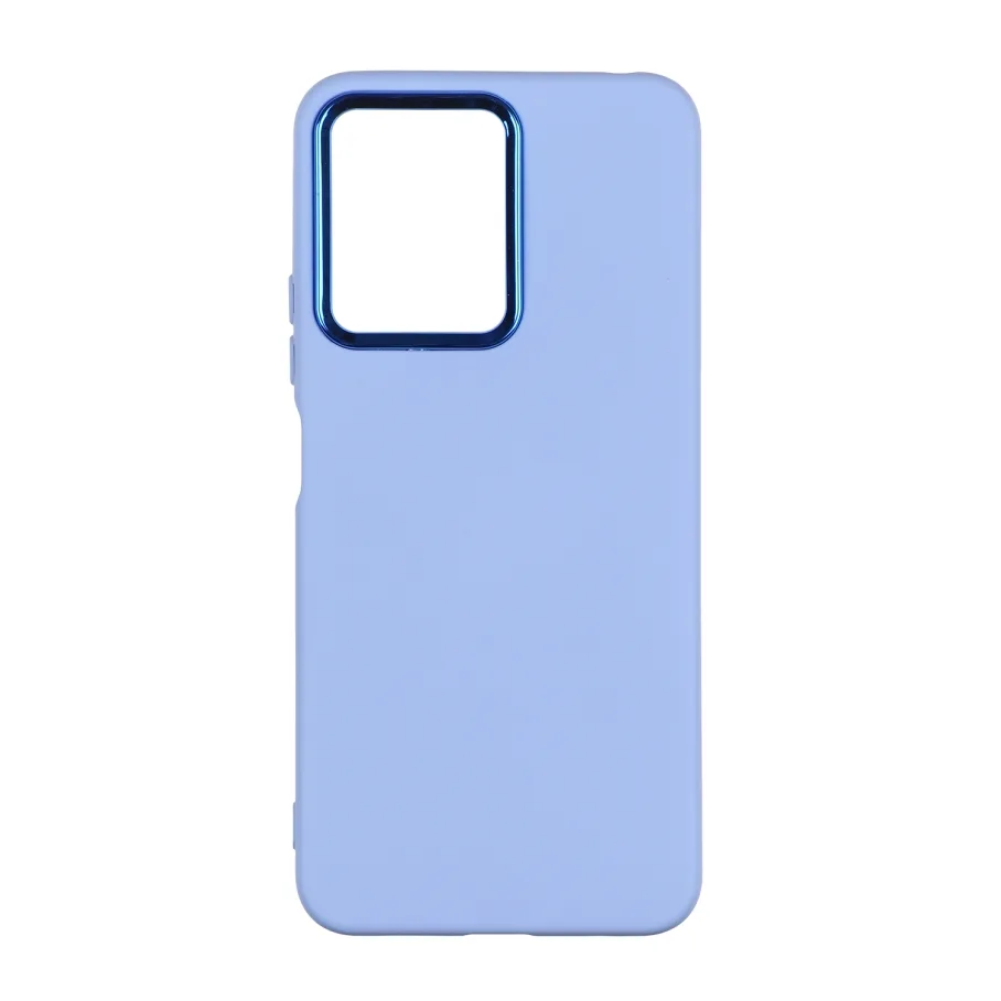Чохол Silicone Cover Metal frame (AA) для Xiaomi Redmi Note 12 Pro+ 5G 58.Sky Blue
