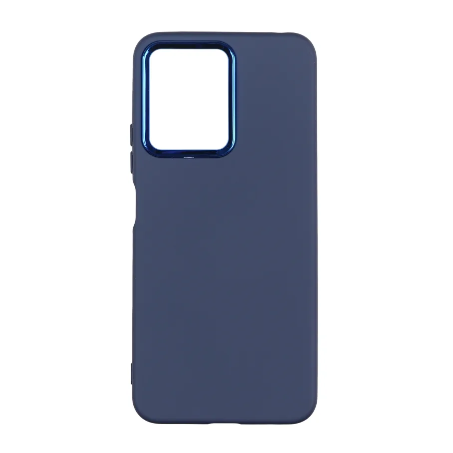 Чохол Silicone Cover Metal frame (AA) для Xiaomi Redmi Note 12 Pro+ 5G 08.Dark Blue